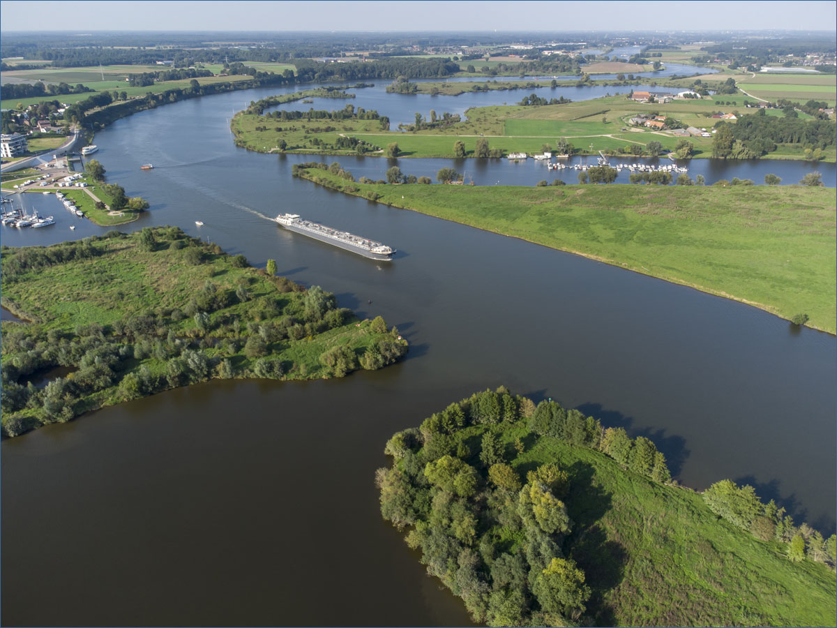 luchtfotografie rivier