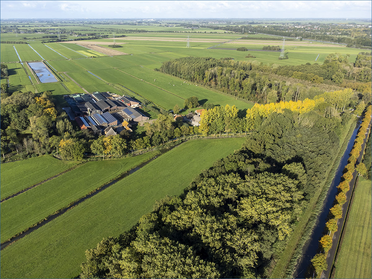 dronefotografie boerderij